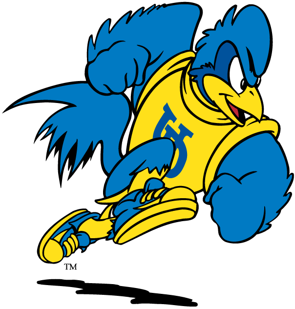 delaware blue hens 1993-pres mascot logo v2 diy DTF decal sticker